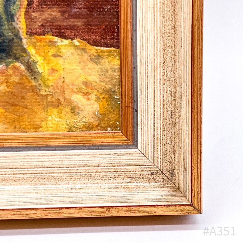 Original Oil Painting Framed, Signed with Picture Frame Th. Mächtle | 30 x 36 cm gallery