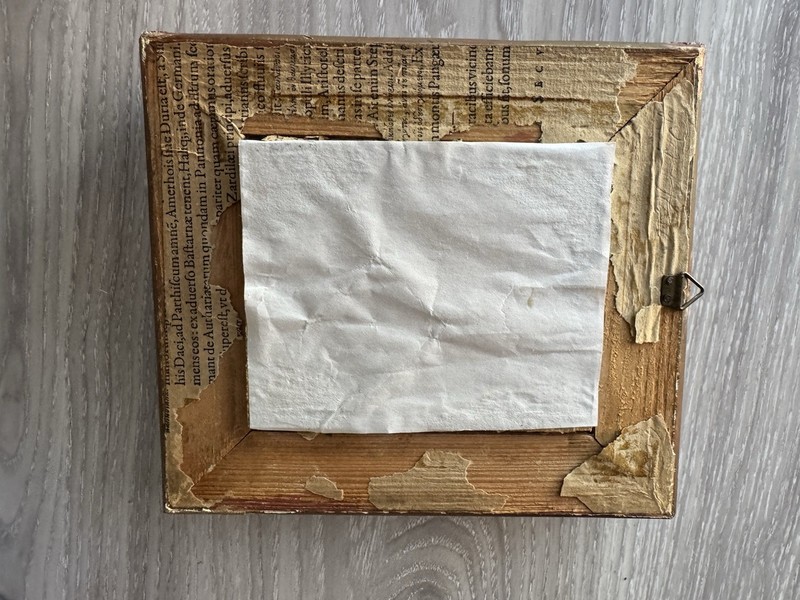 Antique Miniature Affluent Gentleman Frame, Early 1800s gallery