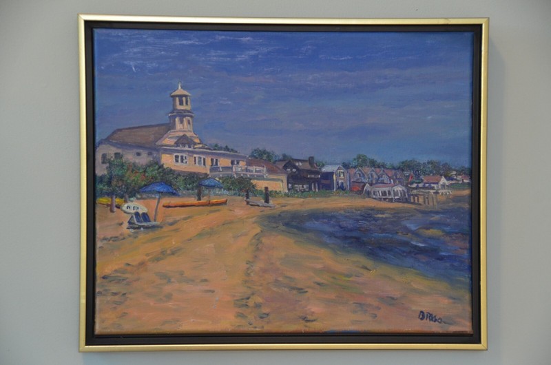 Beth Riso Original Fine Art Oil Painting - Provincetown Beach - Cape Cod gallery
