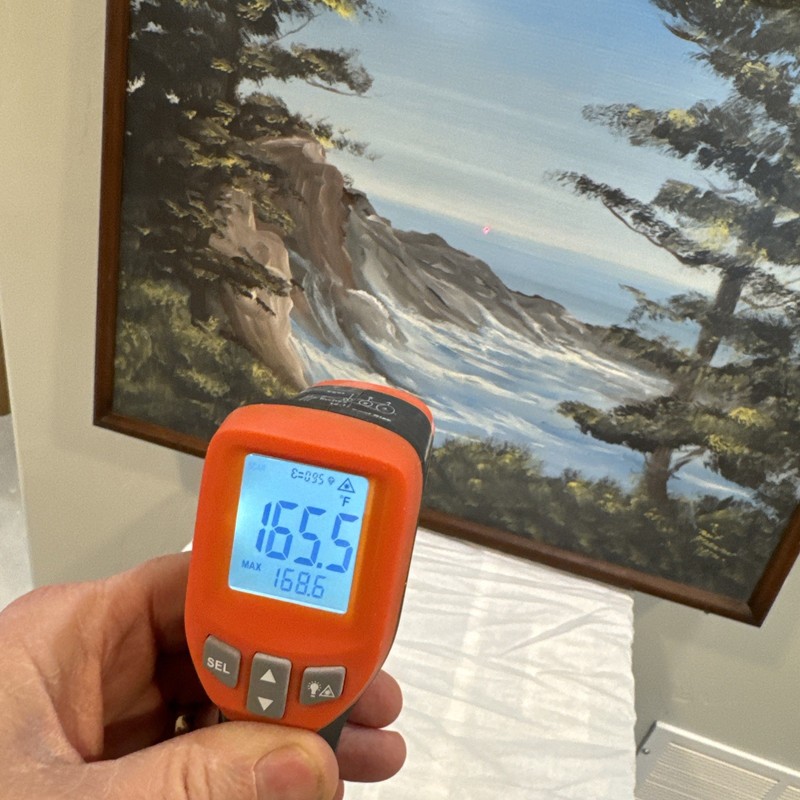 Rare W. BILL ALEXANDER Mentor Of BOB ROSS Thermal Radiant Heater Ron Atherton’90