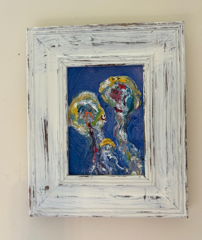 Jelly Fish Family, Original Oil Painting, Frame gallery