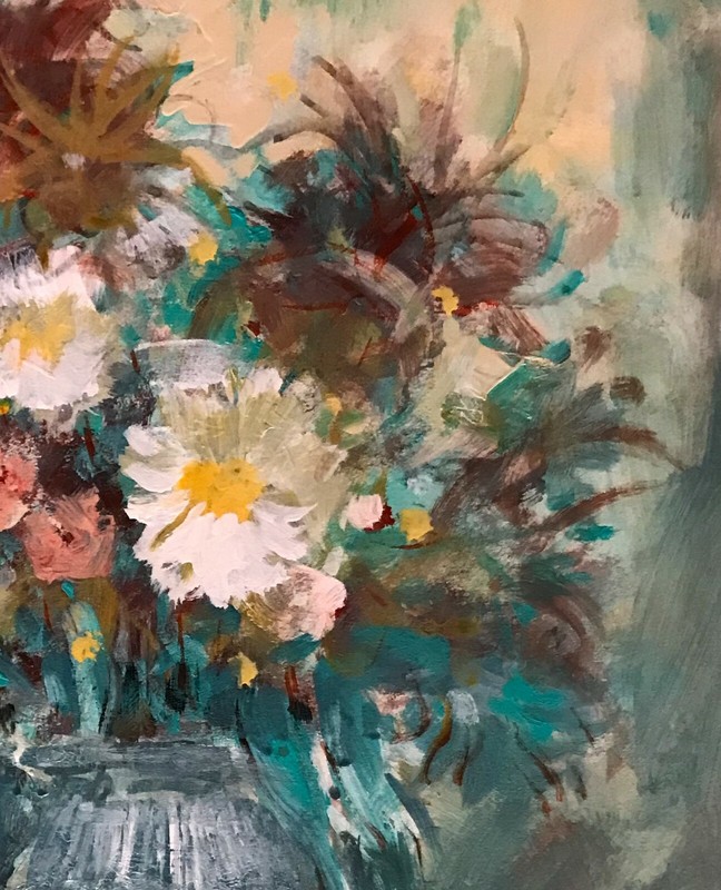 Spring Bouquet 15 x 10 in. Acrylic on panel Hall Groat Sr. gallery
