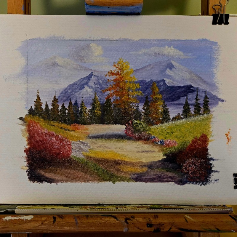 Splendor, Framed 5"x7" Original Oil Painting