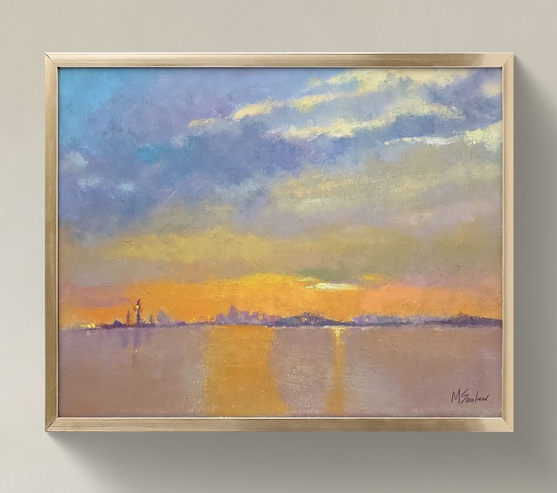 Original Impressionist Painting on 14in x11 in Canvas – Signed by the Artist