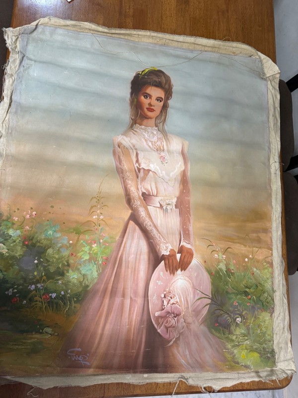 Vintage oil painting for Hana’a Mal Allah