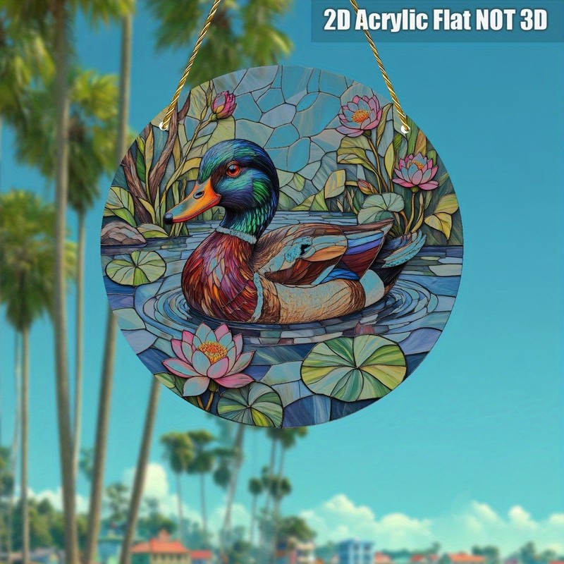 8″ Renaissance Duck Pond Suncatcher