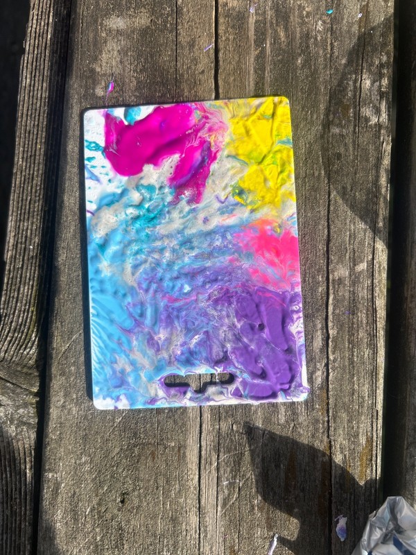 Two 1 of 1 acrillic paintings, painted by hand with persision