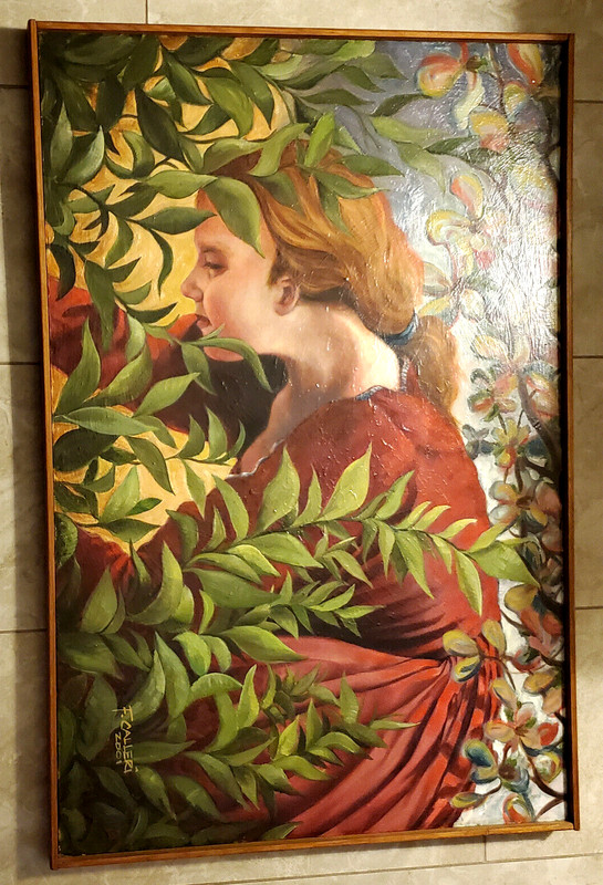 Fred Calleri Every Last One Large Oil On Canvas Vintage Painting Signed 37″x25″