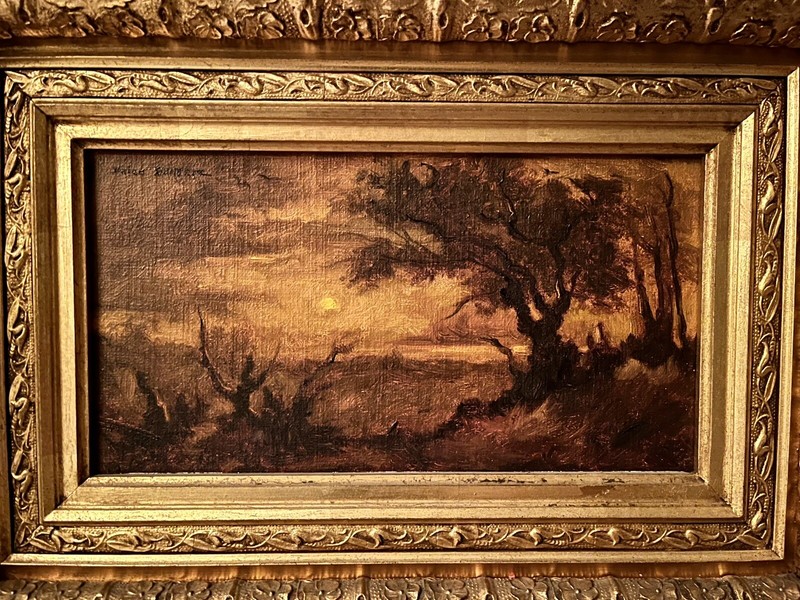 Dulce Beatriz Original Oil Painting Landscape at Sunset