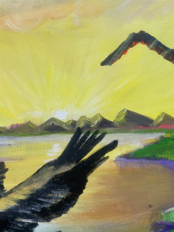 Resilient Eagle - Great Catch at Sunset gallery