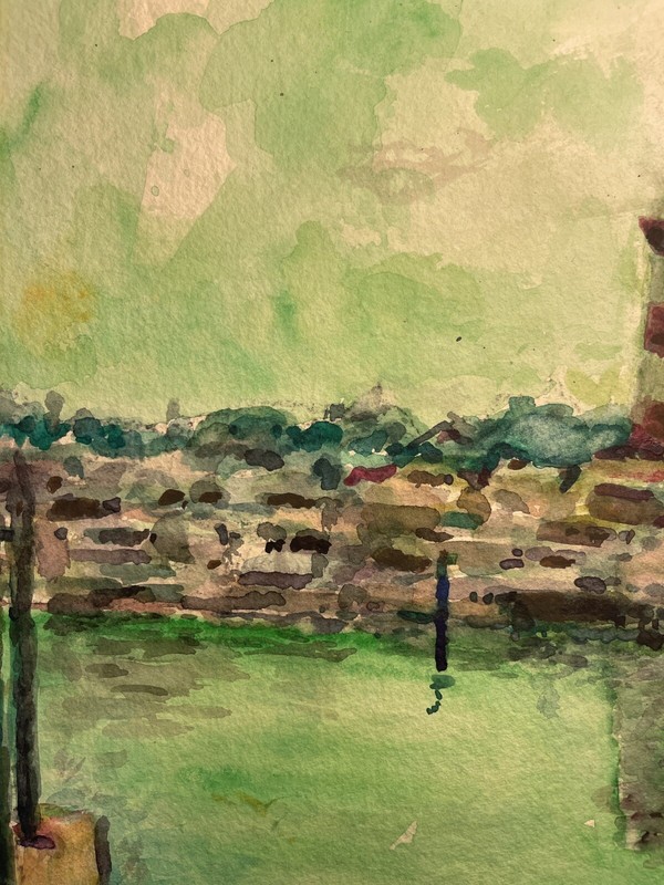 Alice Lauffer Lawrence | Harbor Town Light, 2003 | watercolor | 16 x 12 in gallery
