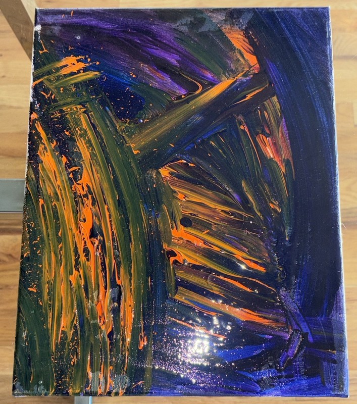 Original Modern Abstract Painting Acrylic & Resin Contemporary By HenkeTooRaw