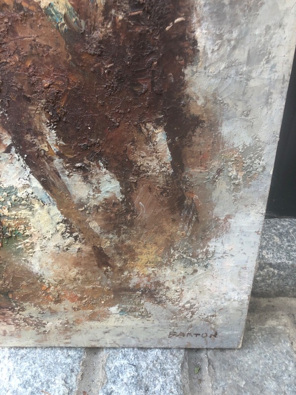 Edward Barton Horse Race Jockey Original Impasto Oil Painting Impressionism gallery