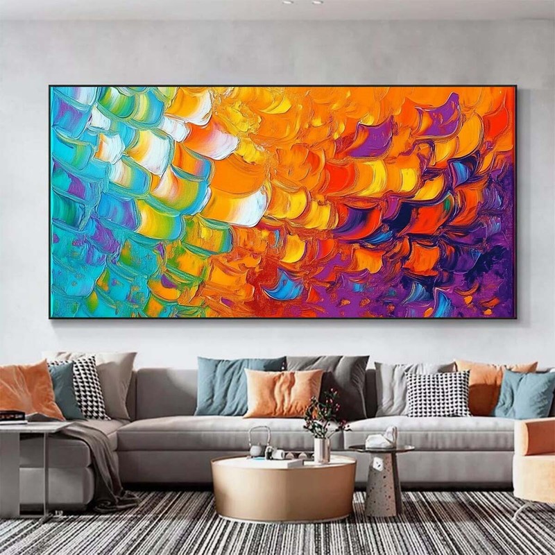 3D Hand Painted Abstract Wall Art Oil Painting On Canvas Home Decoration XhBB172