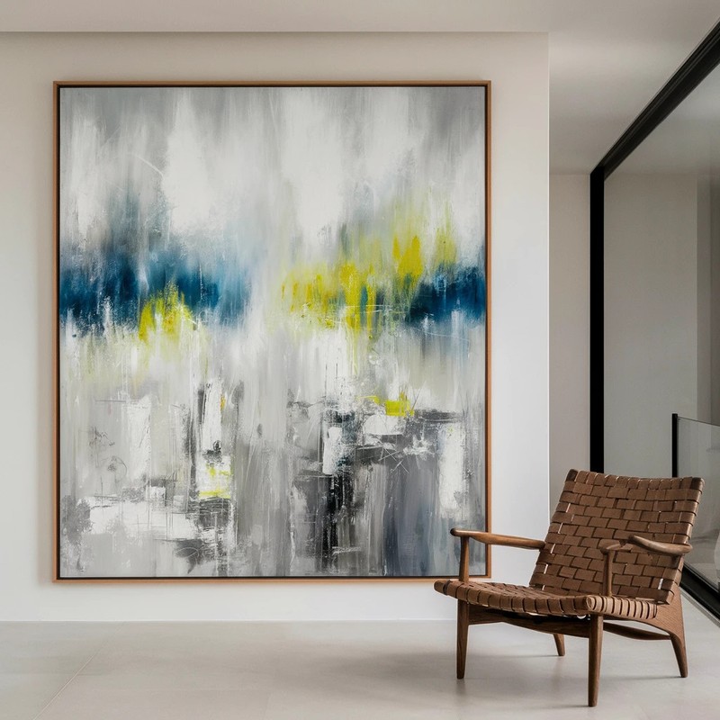 Original Oil Painting Abstract Summer 04 Colours 100x120cm Canvas Pictures/Painting