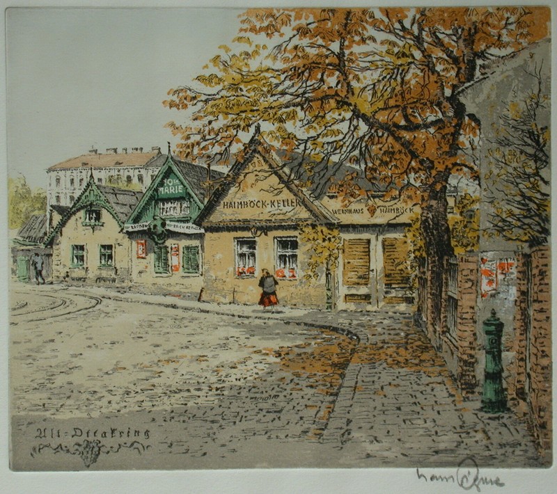 FIGURA Hans (1898-1978) Weinkeller Haimböck