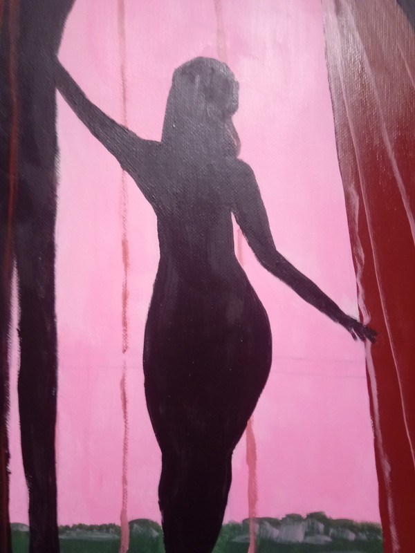 Silhouette in the Window by Sissy Boo