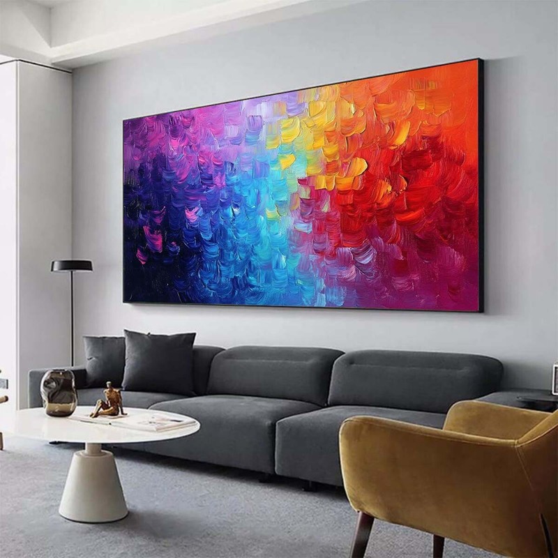 3D Hand Painted Abstract Wall Art Oil Painting On Canvas Home Decoration XhBB184