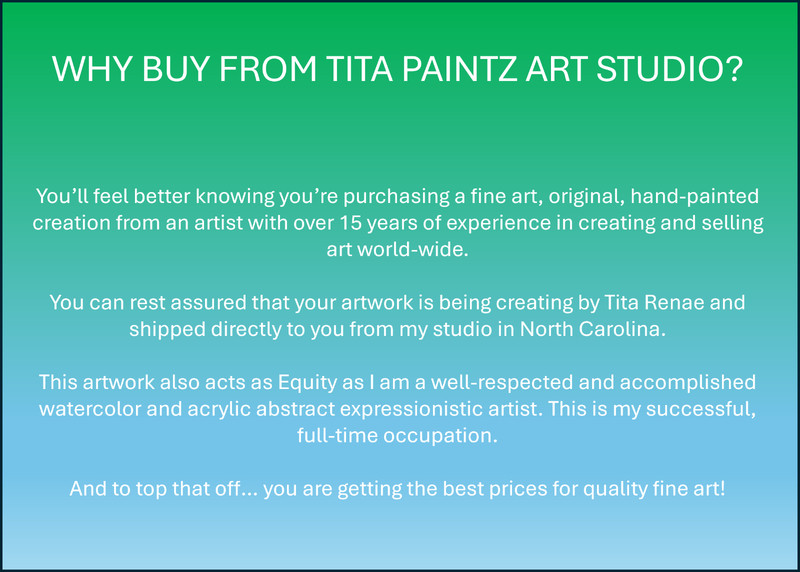 TITA PAINTZ Horse Abstract Expressionist Portrait Hand Painted Wall Art gallery
