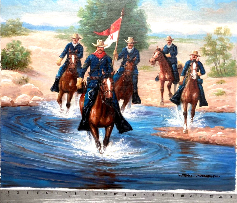 Original Oil Painting - Civil War