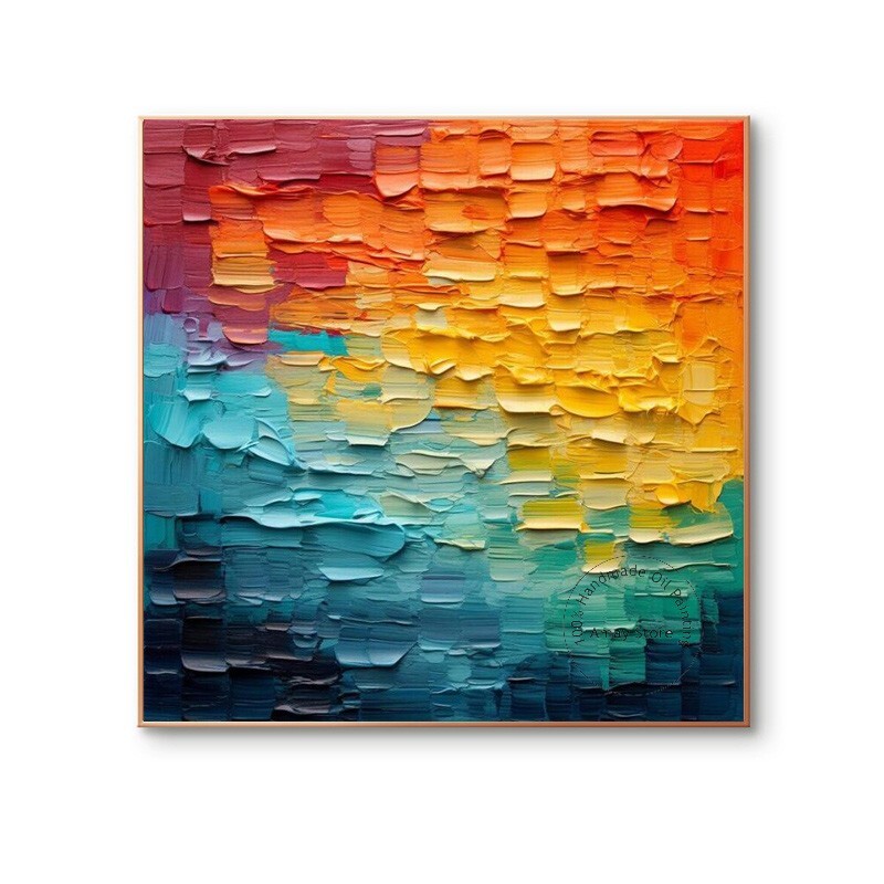 Minimalist Texture Oil Painting On Canvas Large Wall Art Original Abstract Wall gallery