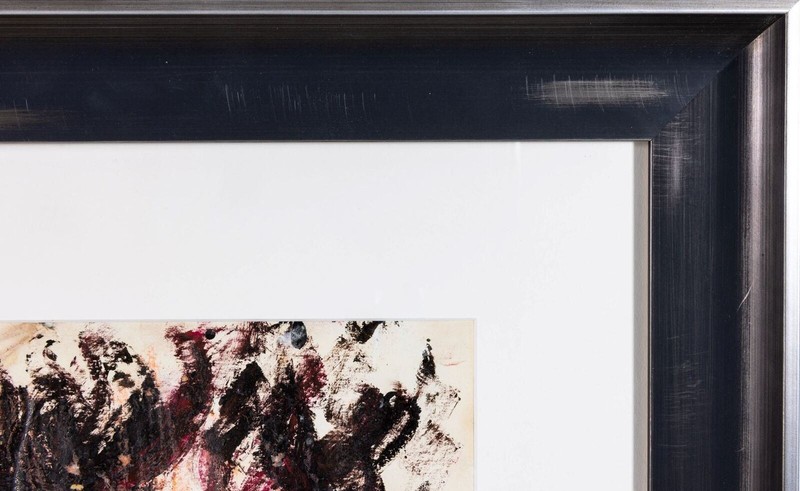 Purvis Young Dual-Sided Signed Original Mixed Media Drawing - Untitled 1 gallery