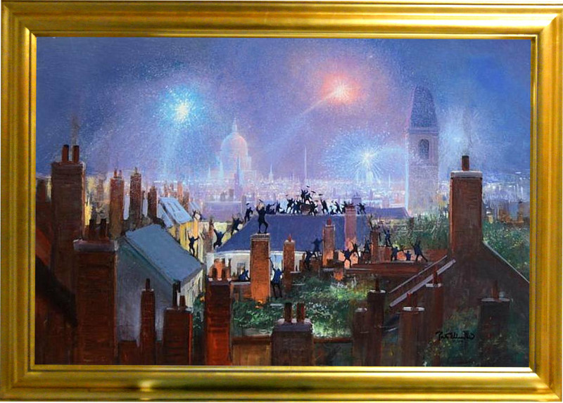 Peter Ellenshaw (1913-2007)-Sweeps Dance-Framed LE Giclee/Canvas/Hand Signed/COA