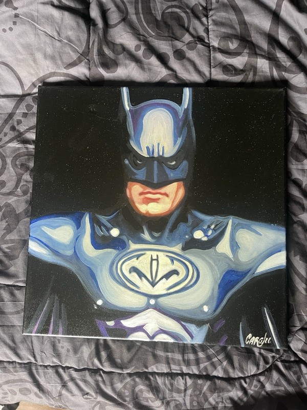 Chris Cargill Painting 18×18 Batman