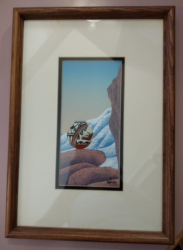 WM."BILL" RABBIT (1946-2012) LOT OF 4 MATCHING WATER COLOR PAINTINGS ships free gallery