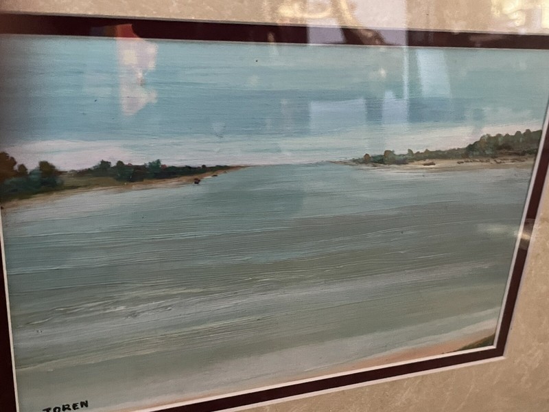TOREN - Martha’s Vineyard Original oil painting on wood board framed. gallery