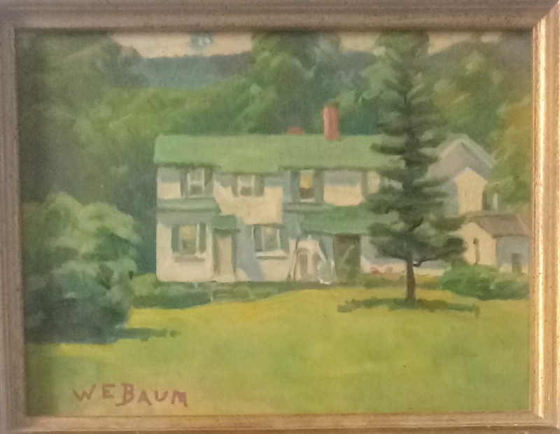 Walter Emerson Baum Oil American Impressionist Bucks County Pennsylvania