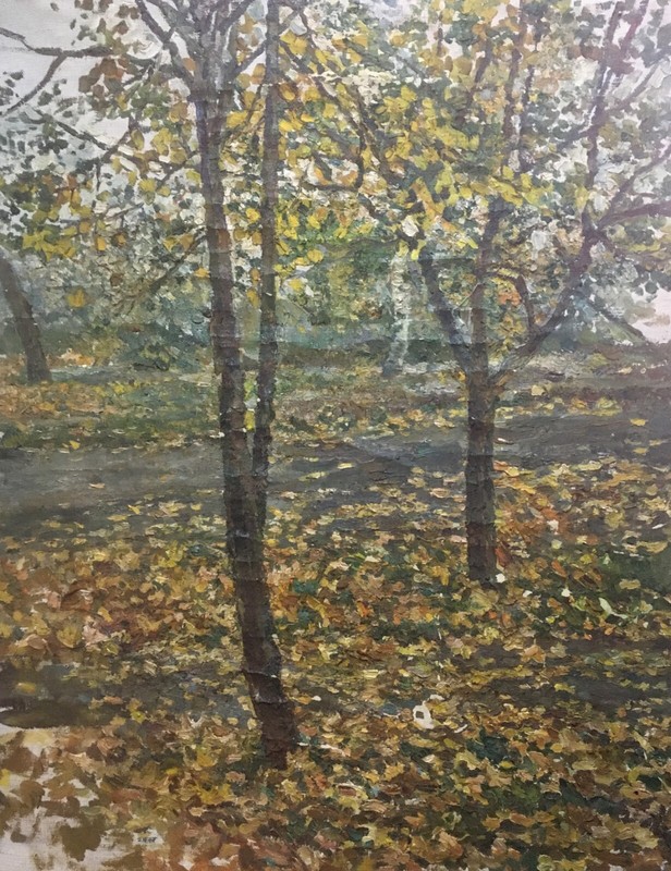 Oil Painting Unframed Fall Has Come Palazhchenko I Nature Painting Artwork n670