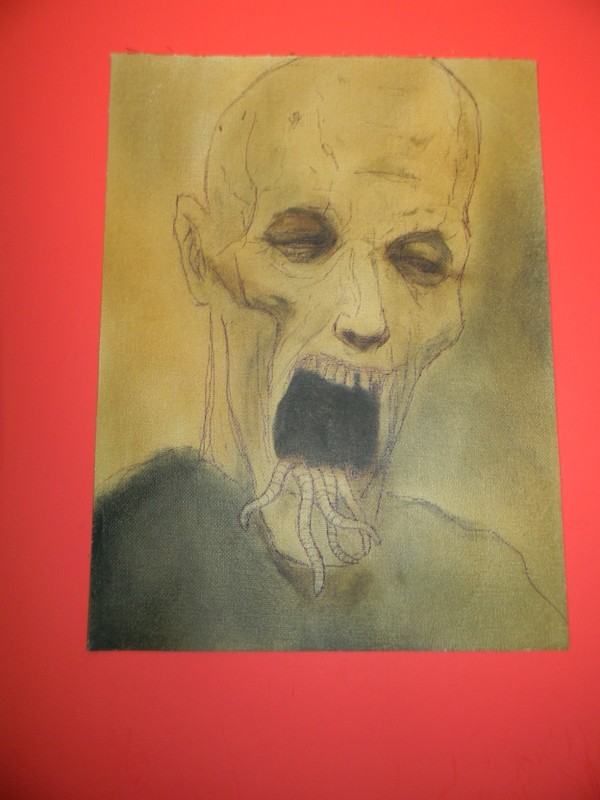 Alexander Todorov Zombie Horror Dark Creepy Painting Expressionism aRT Signed gallery