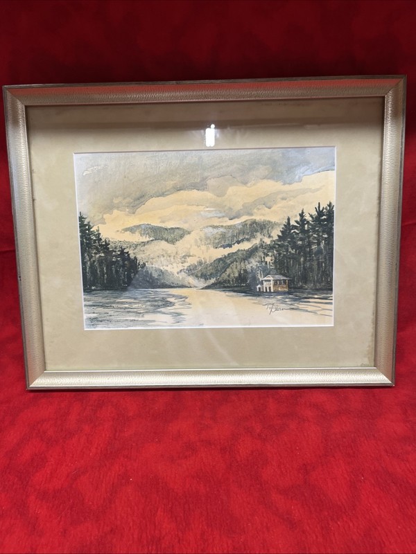 Teresa English Dean Original Earth Pigment Painting Signed