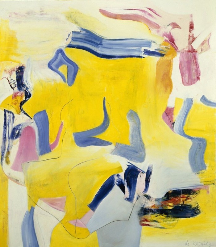 WILLEM DE KOONING OIL PAINTING SIGNED..