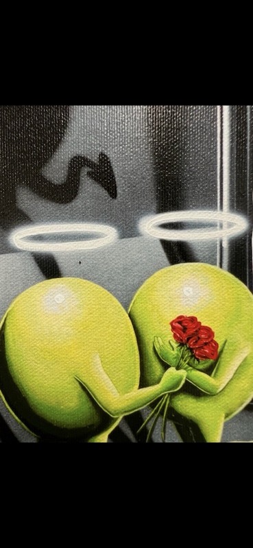 Michael Godard - She Devil, White Wine gallery