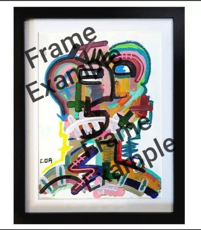 CORBELLIC EXPRESSIONISM 16X20 FIGURATIVE CURVED FINE ART HOME INTERIOR DESIGN gallery