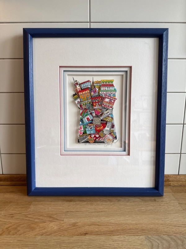 Original 3D Artwork by Famous Pop Artist Charles Fazzino.