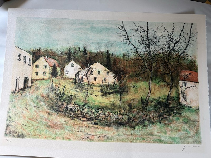 Bernard Gantner Signed and Numbered 41/270 (15″x21″)