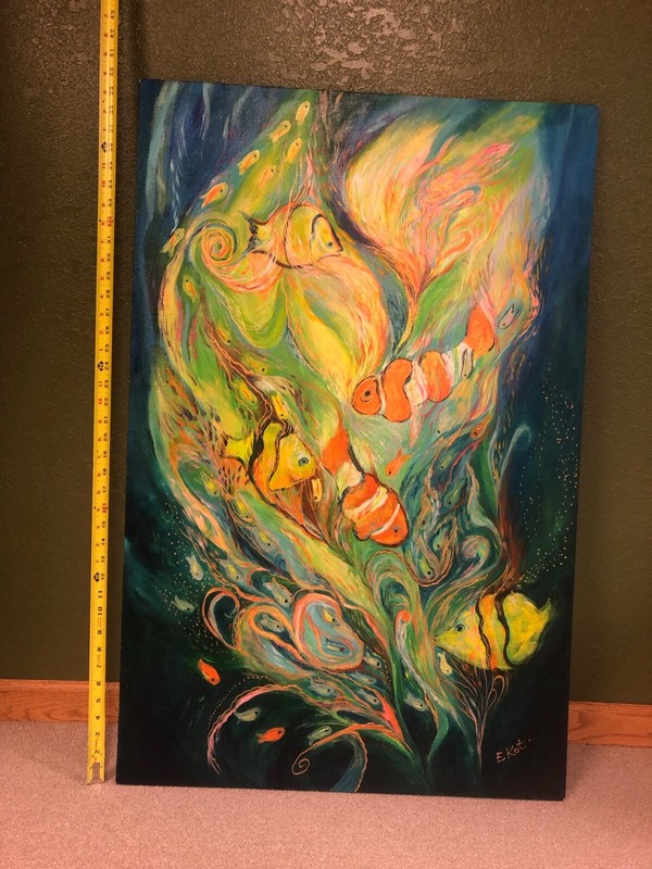 elena kotliarker sea painting