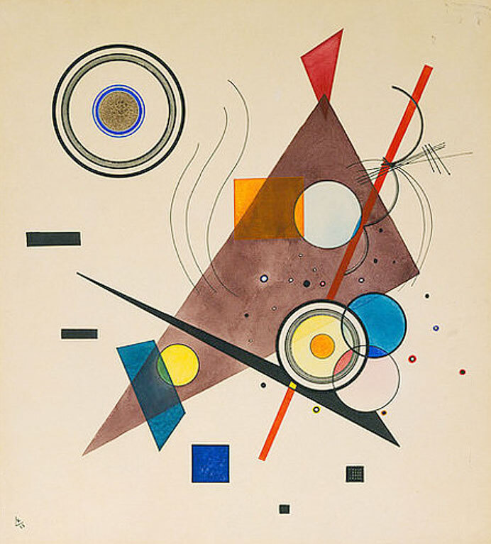 Composition II by Wassily Kandinsky handmade Oil Painting Reproduce WK116
