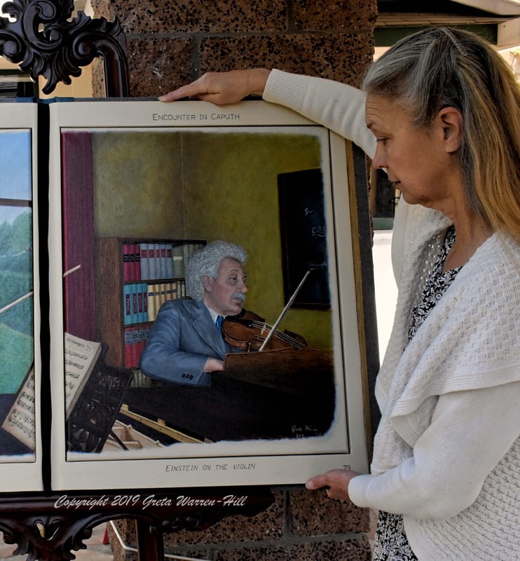 REDUCED! Herr Richard Strauss conducts Doktor Einstein (Bound Book Frame) gallery