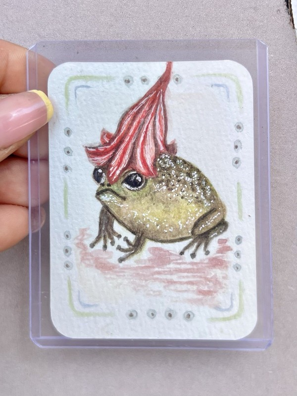Original Hand-Painted Watercolor ACEO (Artist Trading Card)