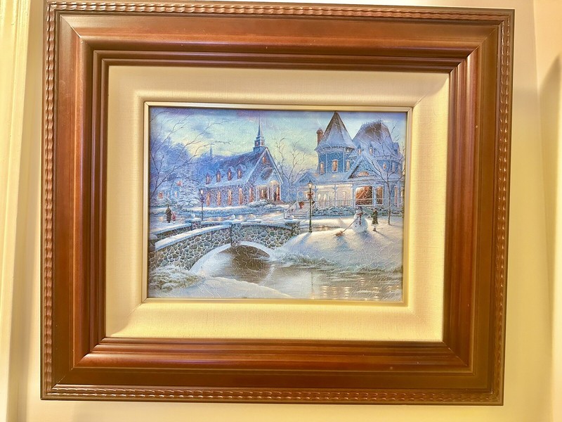 Robert Finale Limited Edition “Home For Christmas” Giclee On Canvas