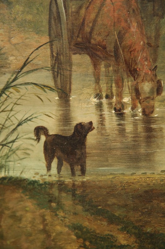 Sir Augustus Wall Callcott (BRITISH) Signed 19th Century Landscape Oil Painting gallery