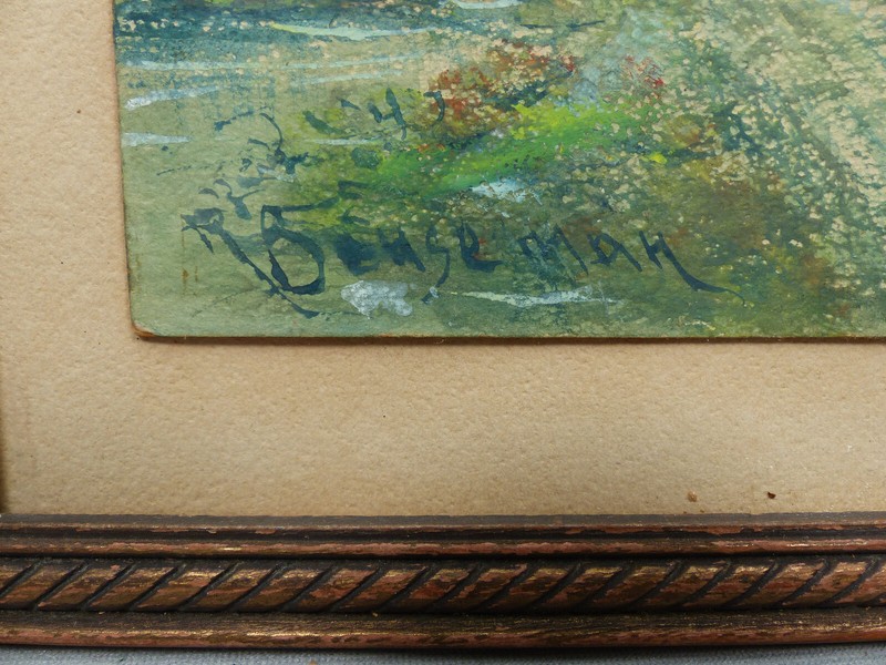 Antique Raphael Senseman 1870-1955 Landscape Painting New Jersey Artist gallery
