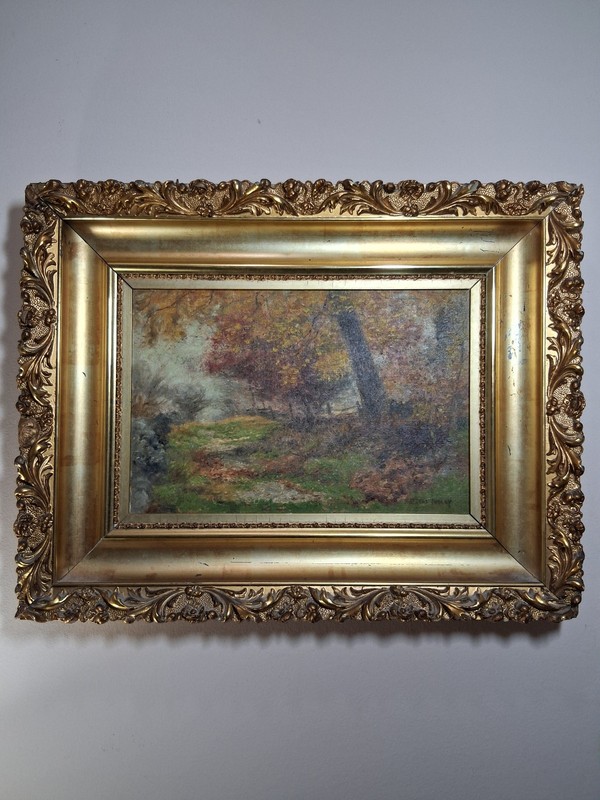 19th Century Hudson River School Oil on Canvas – Sig Albert Insley (1842-1937)