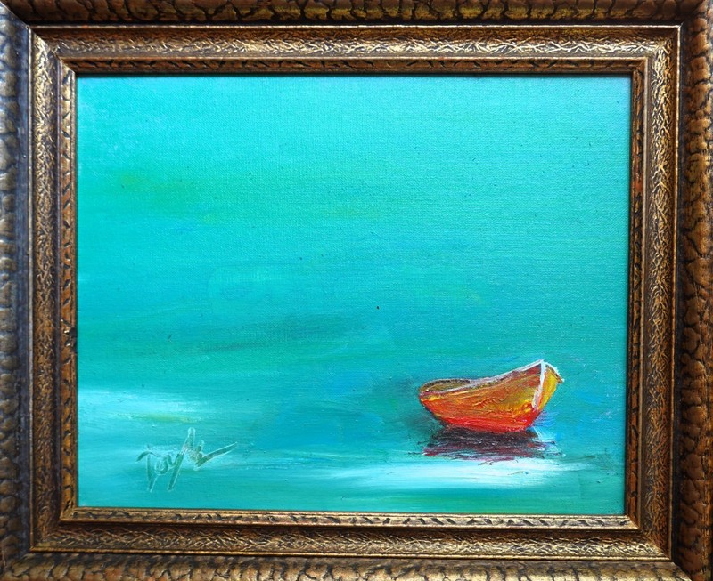 SUMMER VISITOR original listed AskART well-known painter Kevin Frances Doyle