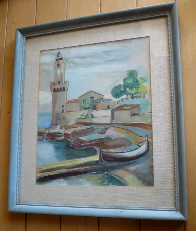 DONALD GELB, LISTED CHICAGO NY NEW YORK ART, SIGNED MODERN MODERNISM VINTAGE ART