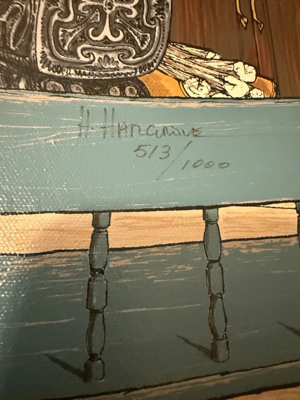 H Hargrove “First Haircut” Limited Edition Signed & Numbered 24” x 20” 513/1000 gallery